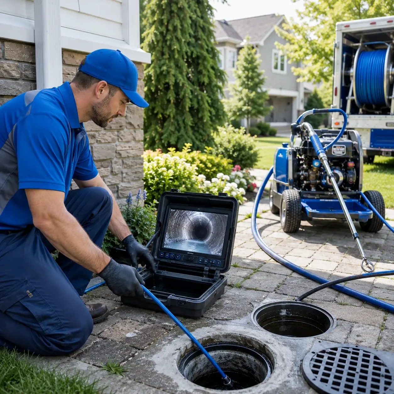 Outdoor drain cleaning professionals serving Eden, VT