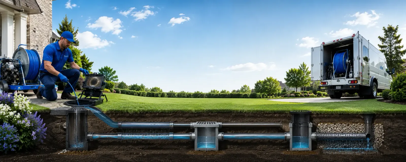 Outdoor drain cleaning information for Eden, VT